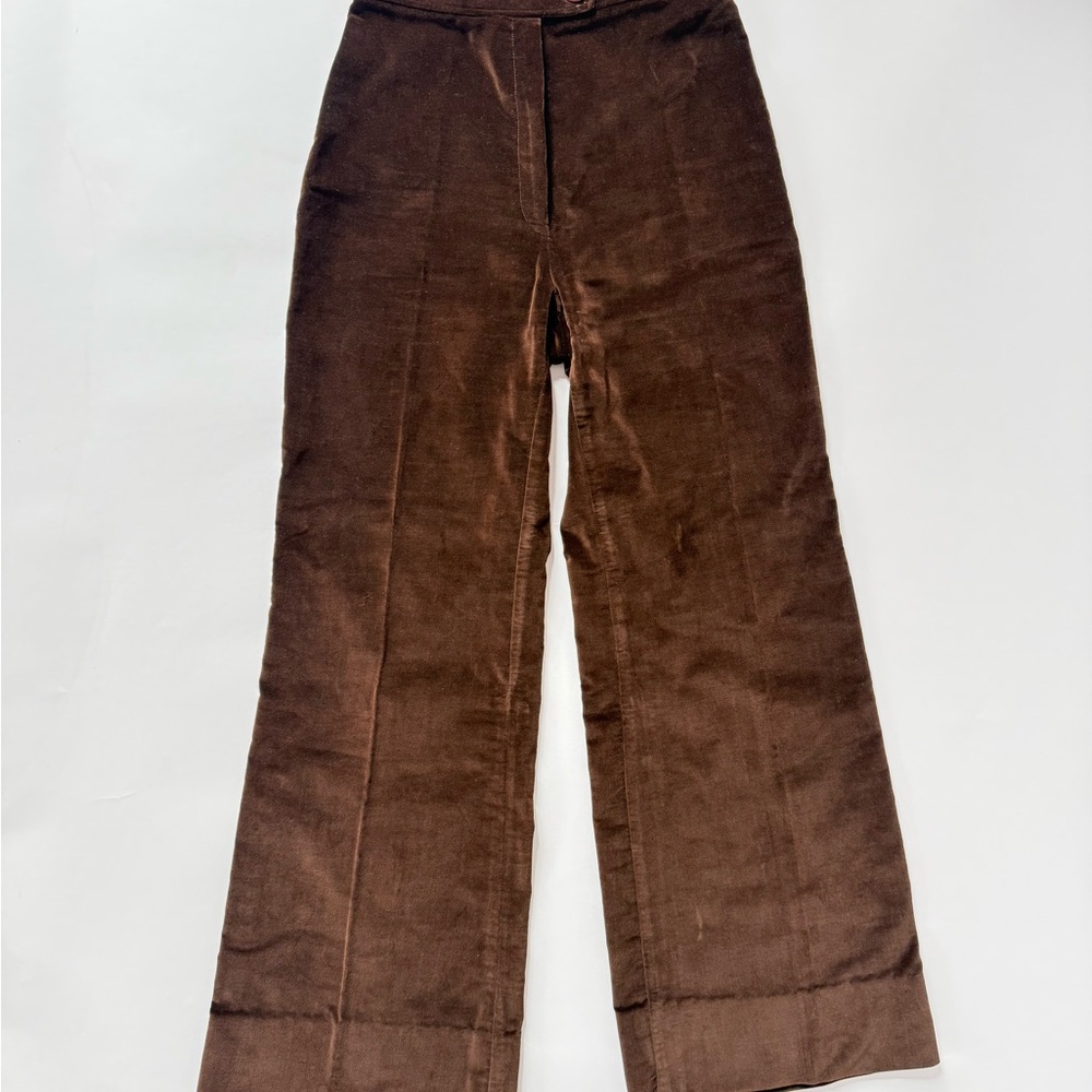 1970s Velvet Wide Leg Pants